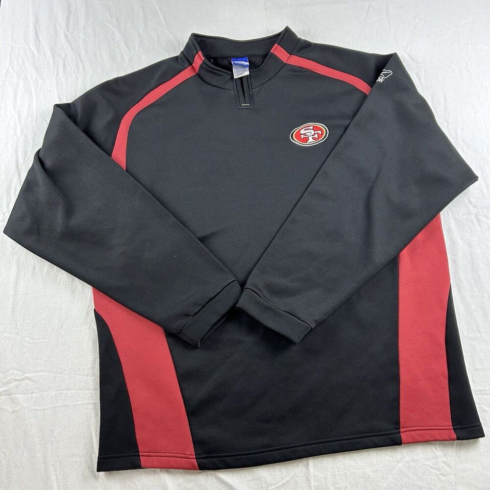 Vintage San Francisco 49ers Training Sweatshirt Mens XL Reebok NFL Apparel 8172A